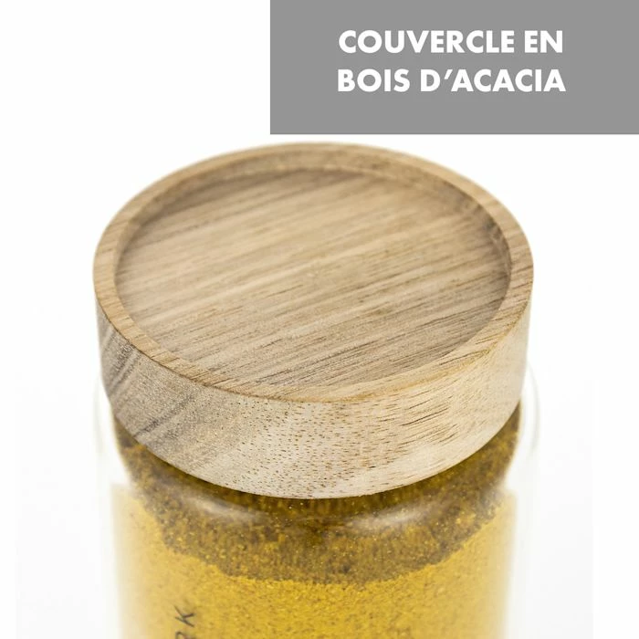 Klarstein Préparation Culinaire Cassia Pots à épices 6 Pcs.130 Ml 8 Klarstein Préparation Culinaire Cassia Pots à épices 6 Pcs.130 Ml – Image 6