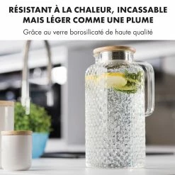 Klarstein Préparation Culinaire Livenza Carafe D'eau 1,9 Litre -Appareils de cuisine Soldes Magasin 10036359 fr 0003 logo