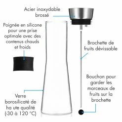 Klarstein Préparation Culinaire Carafe Sile 1 Litre 11 Klarstein Préparation Culinaire Carafe Sile 1 Litre -Appareils de cuisine Soldes Magasin 10036361 fr 0004 logo