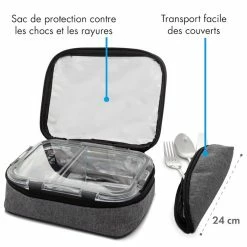 Klarstein Préparation Culinaire Hopewell Boîtes De Conservation Lot De 3, 1040 Ml -Appareils de cuisine Soldes Magasin 10036364 fr 0006 logo