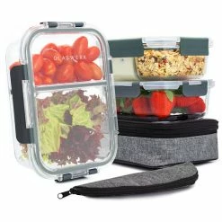 Klarstein Préparation Culinaire Hopewell Boîtes De Conservation Lot De 3, 1040 Ml