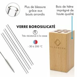 Klarstein Préparation Culinaire Salizzada Pailles En Verre -Appareils de cuisine Soldes Magasin 10036366 fr 0005 logo