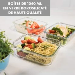 Klarstein Préparation Culinaire Jardine Boîtes De Conservation Lot De 3, 1 Compartiment -Appareils de cuisine Soldes Magasin 10036371 fr 0003 logo