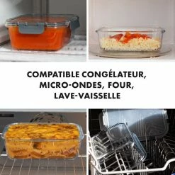 Klarstein Préparation Culinaire Jardine Boîtes De Conservation Lot De 3, 1 Compartiment -Appareils de cuisine Soldes Magasin 10036371 fr 0006 logo