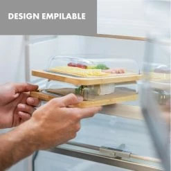 Klarstein Préparation Culinaire Hermatige Boîte à Charcuterie Avec Couvercle En Verre -Appareils de cuisine Soldes Magasin 10036374 fr 0006 logo