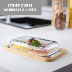Klarstein Préparation Culinaire Hermatige Boîte à Charcuterie Avec Couvercle En Verre -Appareils de cuisine Soldes Magasin 10036378 fr 0002 logo