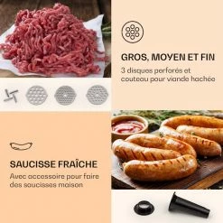 Klarstein Robots De Cuisine Hachoir à Viande électrique Mighty Mince 10 Klarstein Robots De Cuisine Hachoir à Viande électrique Mighty Mince -Appareils de cuisine Soldes Magasin 10036477 fr 0003 logo