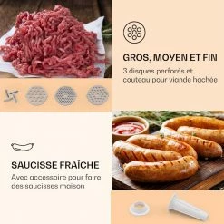 Klarstein Robots De Cuisine Hachoir à Viande électrique Mighty Mince 10 Klarstein Robots De Cuisine Hachoir à Viande électrique Mighty Mince -Appareils de cuisine Soldes Magasin 10036478 fr 0003 logo