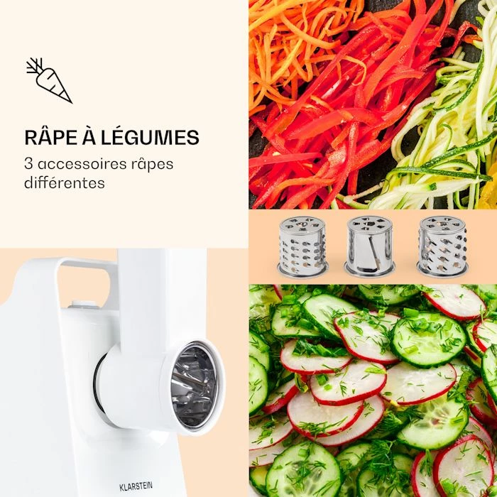 Klarstein Robots De Cuisine Hachoir à Viande électrique Mighty Mince 7 Klarstein Robots De Cuisine Hachoir à Viande électrique Mighty Mince – Image 5