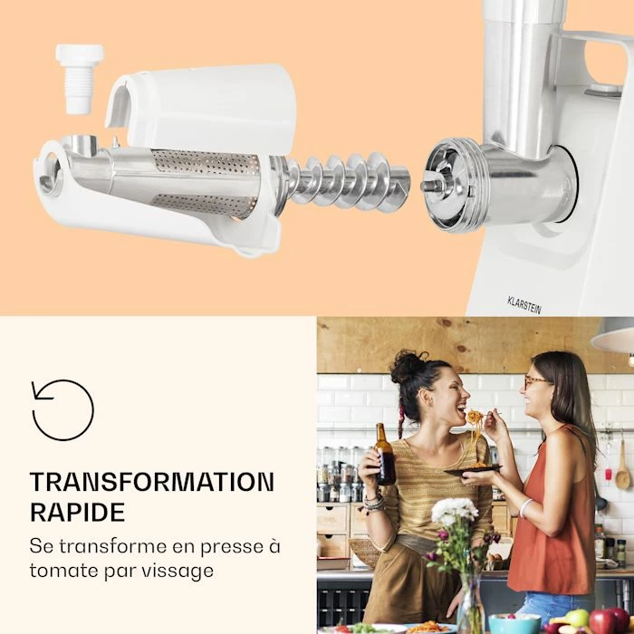 Klarstein Robots De Cuisine Hachoir à Viande électrique Mighty Mince 8 Klarstein Robots De Cuisine Hachoir à Viande électrique Mighty Mince – Image 6