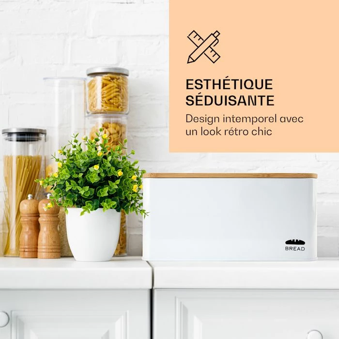 Klarstein Préparation Culinaire Oklahoma Boîte à Pain 4 Klarstein Préparation Culinaire Oklahoma Boîte à Pain – Image 2