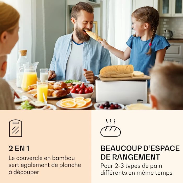 Klarstein Préparation Culinaire Oklahoma Boîte à Pain 5 Klarstein Préparation Culinaire Oklahoma Boîte à Pain – Image 3