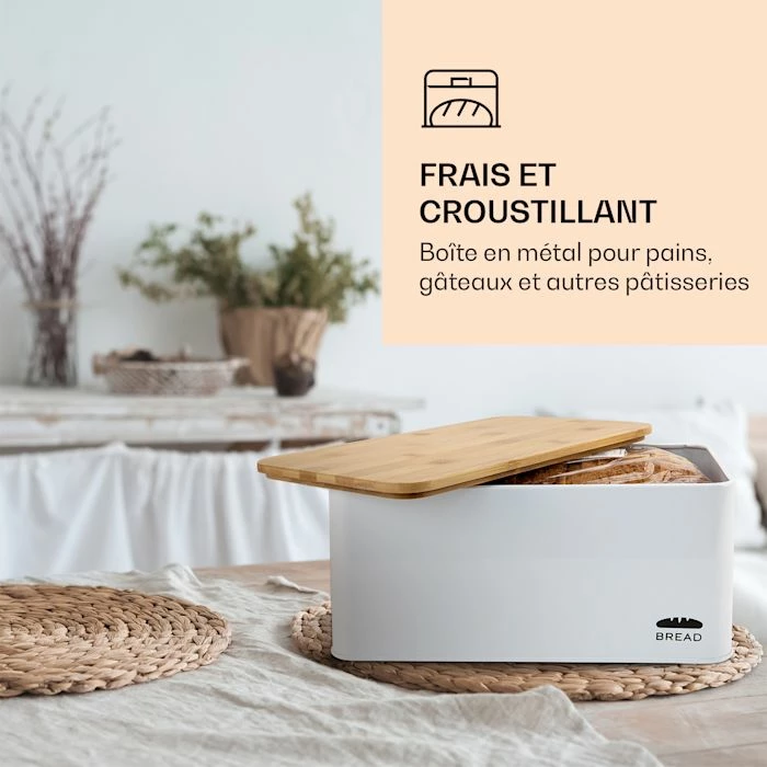 Klarstein Préparation Culinaire Oklahoma Boîte à Pain 6 Klarstein Préparation Culinaire Oklahoma Boîte à Pain – Image 4