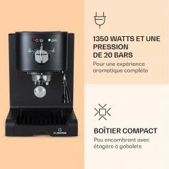 Klarstein Café, Thé Et Espresso Passionata 20 Machine à Expresso 20 Bars -Appareils de cuisine Soldes Magasin 10037855 fr 0003 logo
