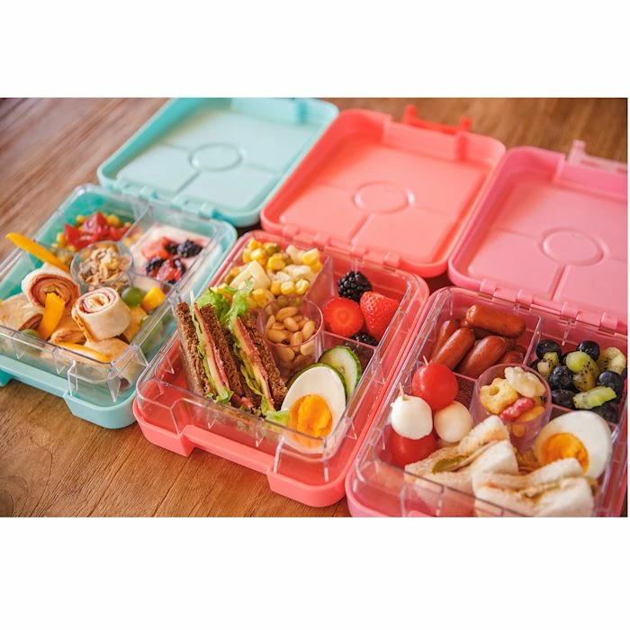 Klarstein Préparation Culinaire Snackbox Schmatzfatz Junior 4 Compartiments 18 X 15 X 5 Cm (LxHxP) 5 Klarstein Préparation Culinaire Snackbox Schmatzfatz Junior 4 Compartiments 18 X 15 X 5 Cm (LxHxP) – Image 3