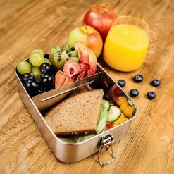 Klarstein Préparation Culinaire Lunchbox Schmatzfatz Eco 1200 Ml 19,5 X 14,5 X 6,5 Cm (LxHxP) Acier Inoxydable 12 Klarstein Préparation Culinaire Lunchbox Schmatzfatz Eco 1200 Ml 19,5 X 14,5 X 6,5 Cm (LxHxP) Acier Inoxydable -Appareils de cuisine Soldes Magasin 10037956 yy 0005 logo