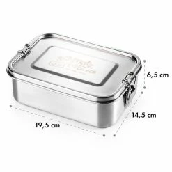 Klarstein Préparation Culinaire Lunchbox Schmatzfatz Eco 1200 Ml 19,5 X 14,5 X 6,5 Cm (LxHxP) Acier Inoxydable 13 Klarstein Préparation Culinaire Lunchbox Schmatzfatz Eco 1200 Ml 19,5 X 14,5 X 6,5 Cm (LxHxP) Acier Inoxydable -Appareils de cuisine Soldes Magasin 10037956 yy 0006 logo