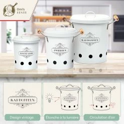 Klarstein Préparation Culinaire Pots De Conservation En Lot De 3 -Appareils de cuisine Soldes Magasin 10038065 fr 0004 logo