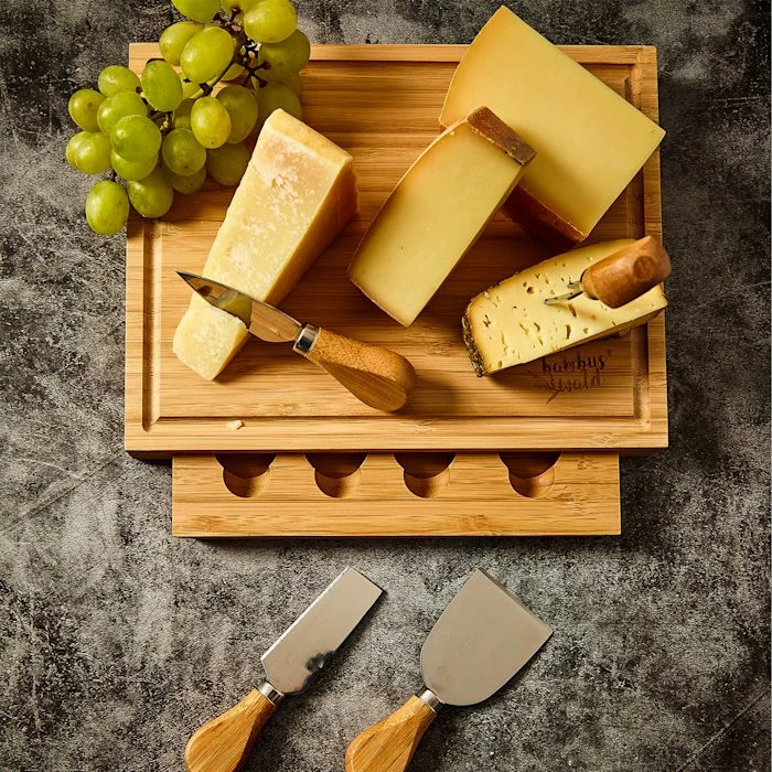 Klarstein Préparation Culinaire Plateau à Fromage Avec Tiroir à Couteaux 7 Klarstein Préparation Culinaire Plateau à Fromage Avec Tiroir à Couteaux – Image 5