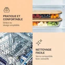 Klarstein Préparation Culinaire Boîte à Charcuterie Avec Couvercle En Bambou -Appareils de cuisine Soldes Magasin 10038232 fr 0004 logo