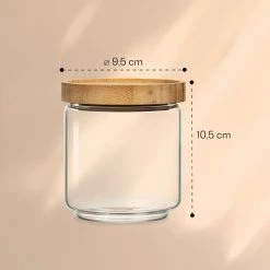Klarstein Préparation Culinaire Bocal Empilable Avec Couvercle En Bambou 500 ml 13 Klarstein Préparation Culinaire Bocal Empilable Avec Couvercle En Bambou 500 ml -Appareils de cuisine Soldes Magasin 10038243 yy 0006 logo
