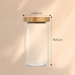 Klarstein Préparation Culinaire Bocal Empilable Avec Couvercle En Bambou 580 ml -Appareils de cuisine Soldes Magasin 10038246 yy 0006 logo