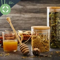 Klarstein Préparation Culinaire Bocal Rond Avec Couvercle En Bambou En Lot De 4 11 Klarstein Préparation Culinaire Bocal Rond Avec Couvercle En Bambou En Lot De 4 -Appareils de cuisine Soldes Magasin 10038254 yy 0004 logo