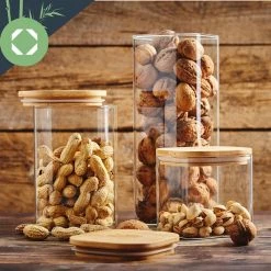 Klarstein Préparation Culinaire Bocal Carré Avec Couvercle En Bambou -Appareils de cuisine Soldes Magasin 10038259 yy 0004 logo