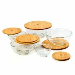 Klarstein Préparation Culinaire Bol En Verre, Lot De 5