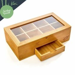 Klarstein Préparation Culinaire Boîte à Thé Avec Compartiment Supplémentaire 9 Klarstein Préparation Culinaire Boîte à Thé Avec Compartiment Supplémentaire -Appareils de cuisine Soldes Magasin 10038276 yy 0002 logo