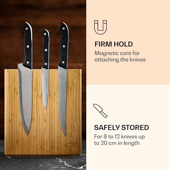 Klarstein Préparation Culinaire Bloc-couteau Droit 5 Klarstein Préparation Culinaire Bloc-couteau Droit – Image 3