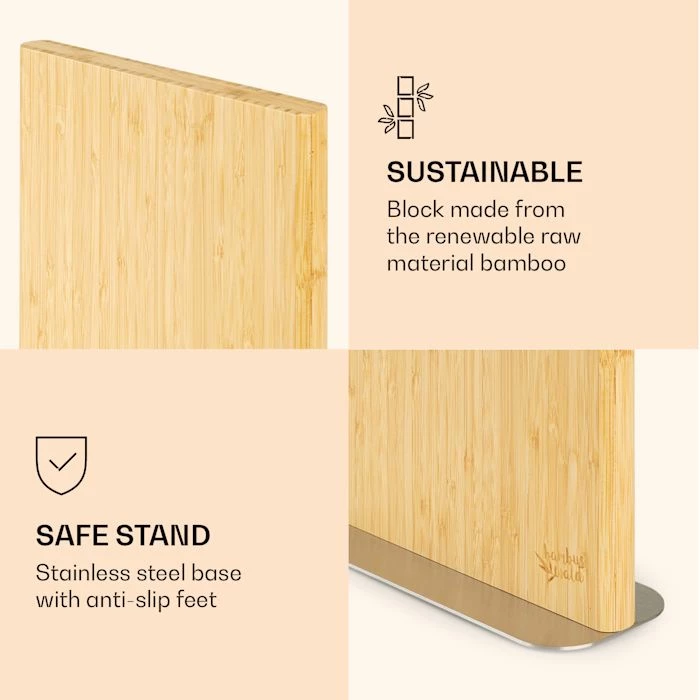 Klarstein Préparation Culinaire Bloc-couteau Droit 6 Klarstein Préparation Culinaire Bloc-couteau Droit – Image 4