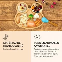 Klarstein Préparation Culinaire Vaisselle Pour Enfants Assiette En Bambou -Appareils de cuisine Soldes Magasin 10038282 fr 0004 logo