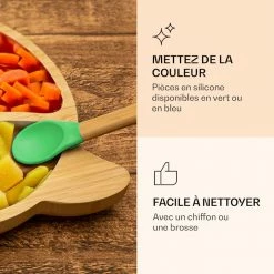 Klarstein Préparation Culinaire Vaisselle Pour Enfants Assiette En Bambou 12 Klarstein Préparation Culinaire Vaisselle Pour Enfants Assiette En Bambou -Appareils de cuisine Soldes Magasin 10038285 fr 0005 logo
