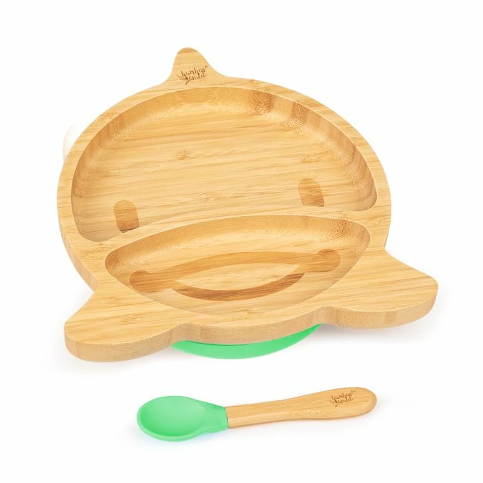 Klarstein Préparation Culinaire Vaisselle Pour Enfants Assiette En Bambou 3 Klarstein Préparation Culinaire Vaisselle Pour Enfants Assiette En Bambou
