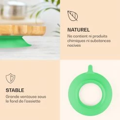 Klarstein Préparation Culinaire Vaisselle Pour Enfants Assiette En Bambou -Appareils de cuisine Soldes Magasin 10038287 fr 0003 logo