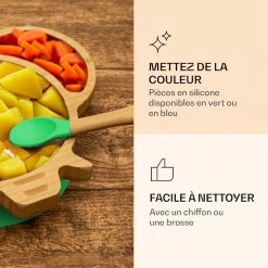 Klarstein Préparation Culinaire Vaisselle Pour Enfants Assiette En Bambou -Appareils de cuisine Soldes Magasin 10038287 fr 0005 logo