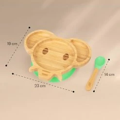 Klarstein Préparation Culinaire Vaisselle Pour Enfants Assiette En Bambou -Appareils de cuisine Soldes Magasin 10038287 yy 0006 logo