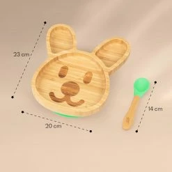 Klarstein Préparation Culinaire Vaisselle Pour Enfants Assiette En Bambou -Appareils de cuisine Soldes Magasin 10038289 yy 0006 logo