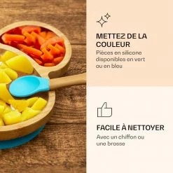 Klarstein Préparation Culinaire Vaisselle Pour Enfants Assiette En Bambou 12 Klarstein Préparation Culinaire Vaisselle Pour Enfants Assiette En Bambou -Appareils de cuisine Soldes Magasin 10038290 fr 0005 logo