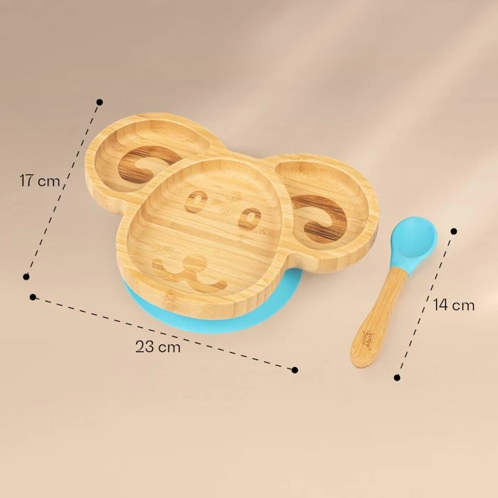 Klarstein Préparation Culinaire Vaisselle Pour Enfants Assiette En Bambou 8 Klarstein Préparation Culinaire Vaisselle Pour Enfants Assiette En Bambou – Image 6