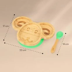 Klarstein Préparation Culinaire Vaisselle Pour Enfants Assiette En Bambou 13 Klarstein Préparation Culinaire Vaisselle Pour Enfants Assiette En Bambou -Appareils de cuisine Soldes Magasin 10038291 yy 0006 logo