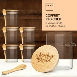 Klarstein Préparation Culinaire Bocaux à épices Avec Cuillère En Bambou -Appareils de cuisine Soldes Magasin 10038292 fr 0004 logo
