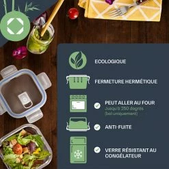 Klarstein Préparation Culinaire Boîte En Verre Carrée -Appareils de cuisine Soldes Magasin 10038294 fr 0002 logo