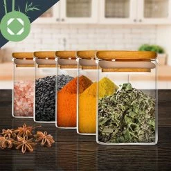 Klarstein Préparation Culinaire Bocaux Carrés Avec Couvercles En Bambou 12 Klarstein Préparation Culinaire Bocaux Carrés Avec Couvercles En Bambou -Appareils de cuisine Soldes Magasin 10038300 yy 0005 logo