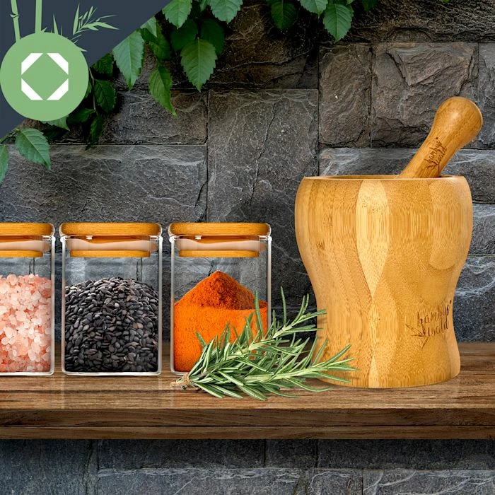 Klarstein Préparation Culinaire Bocaux Carrés Avec Couvercles En Bambou 8 Klarstein Préparation Culinaire Bocaux Carrés Avec Couvercles En Bambou – Image 6