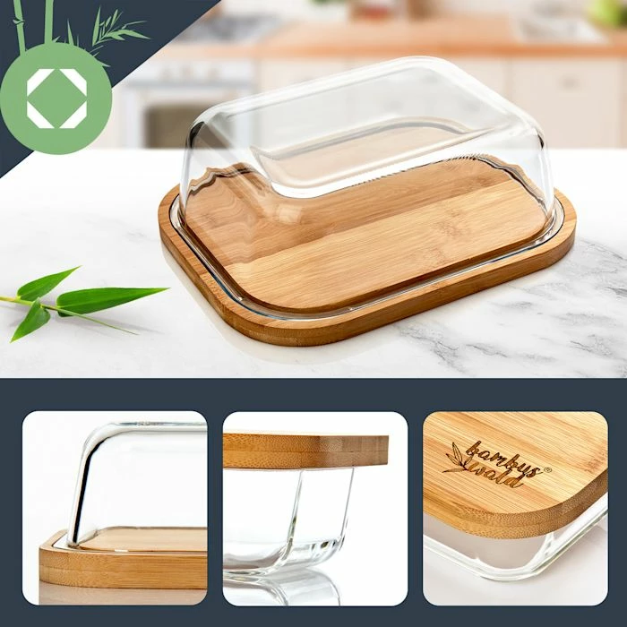 Klarstein Préparation Culinaire Cloche à Fromage En Verre 4 Klarstein Préparation Culinaire Cloche à Fromage En Verre – Image 2