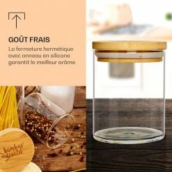 Klarstein Préparation Culinaire Bocaux Ronds Avec Couvercles En Bambou -Appareils de cuisine Soldes Magasin 10038312 fr 0003 logo