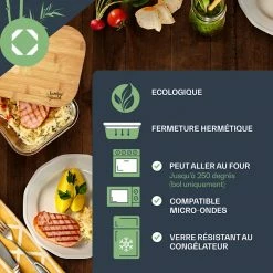 Klarstein Préparation Culinaire Boîte En Verre Avec Couvercle En Bambou -Appareils de cuisine Soldes Magasin 10038315 fr 0002 logo