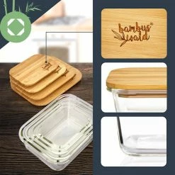 Klarstein Préparation Culinaire Boîte En Verre Avec Couvercle En Bambou -Appareils de cuisine Soldes Magasin 10038315 yy 0003 logo